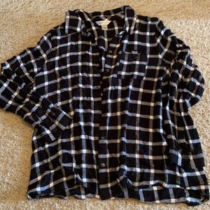 Black and white flannel